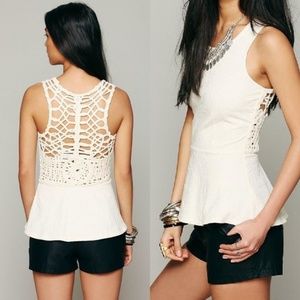 Free People peplum top